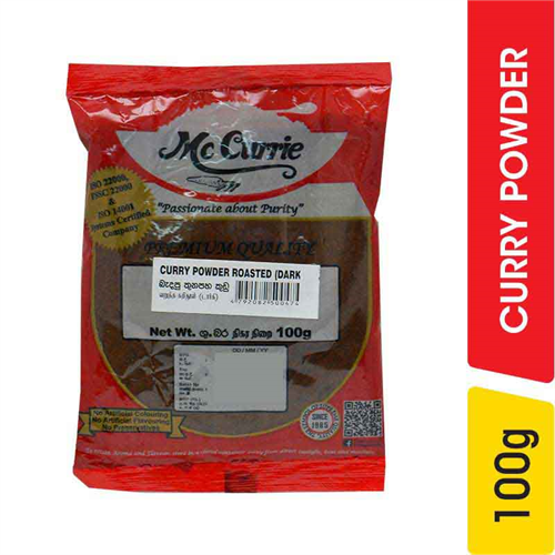 Mc Currie Roasted Curry Powder (Dark) - 100.00 g