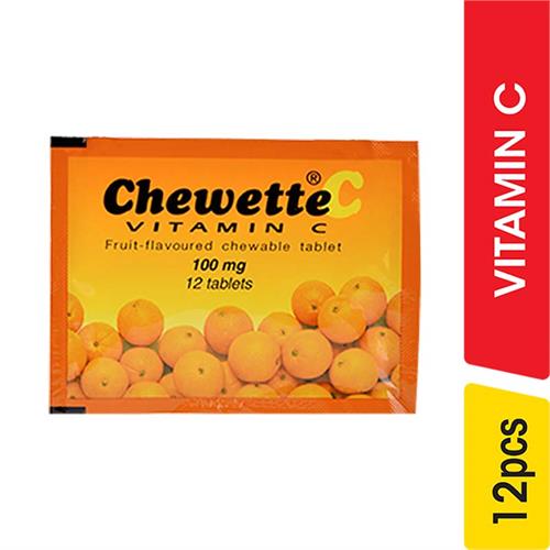 Chewette Vitamin C 100mg Tablets - 12.00 pcs