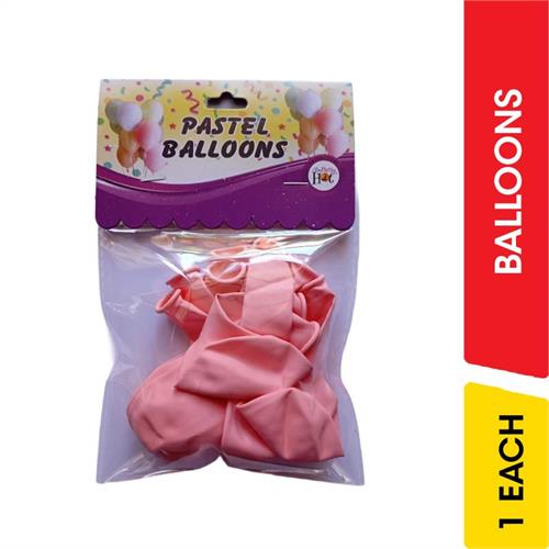 Pastel Pink Balloons 12pcs - 1.00 each