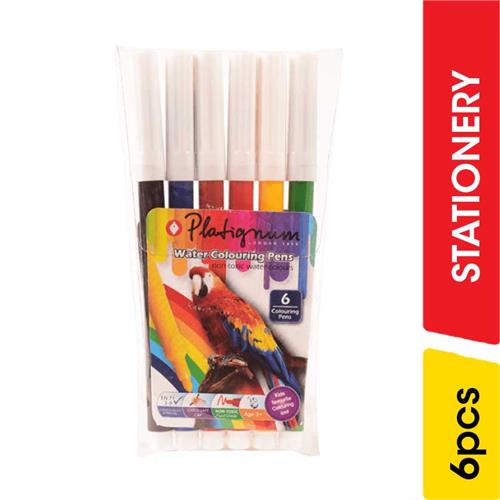 Platignum Water Colouring Pens - 6.00 pcs