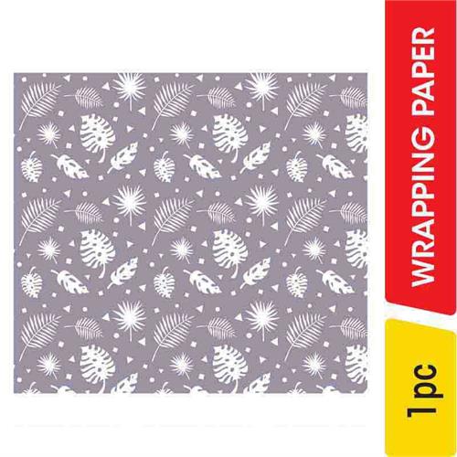 Wrapping Paper Leaves Print - 1.00 pc