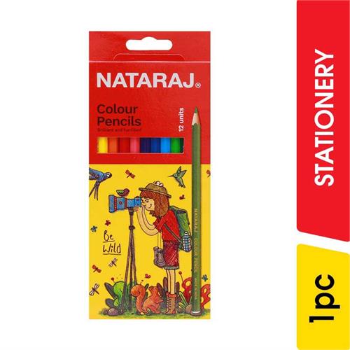 Nataraj Full Size Colour Pencils,(Pack of 12 shades) - 1.00 pc