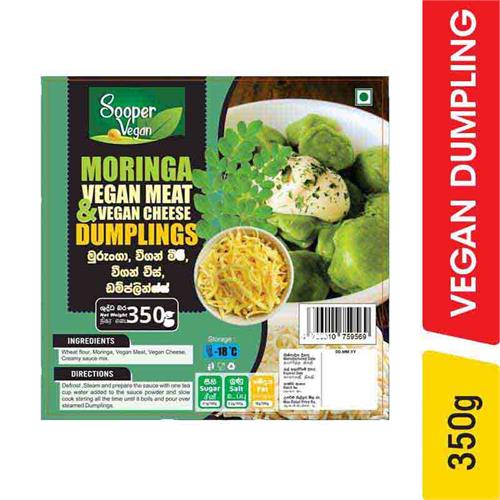 Sooper Vegan Moringa Vegan Dumplings - 350.00 g