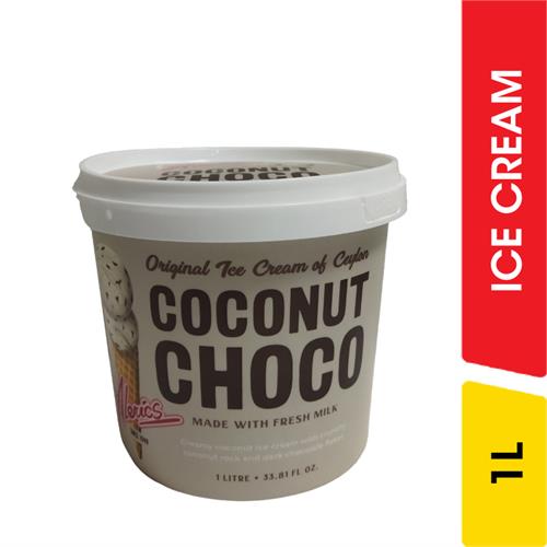 Alerics Coconut Choco Ice Cream - 1.00 l