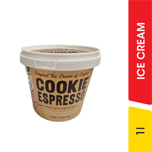 Alerics Cookie Espresso Ice Cream - 1.00 l