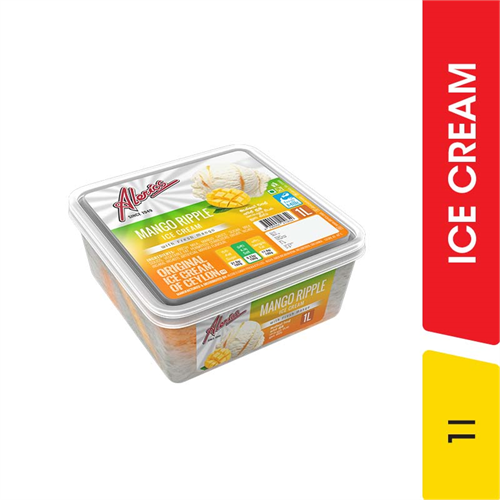 Alerics Mango Ripple Ice Cream - 1.00 l