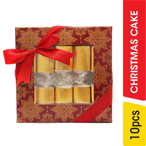Christmas Cake Pieces (Gold) - 10.00 pcs