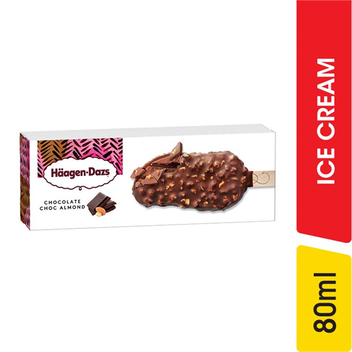Haagen-Dazs Chocolate Choc Almond Ice Cream - 80.00 ml