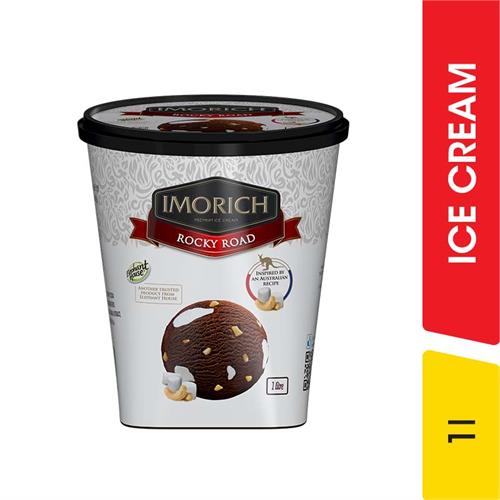 Imorich Rocky Road Ice Cream - 1.00 l