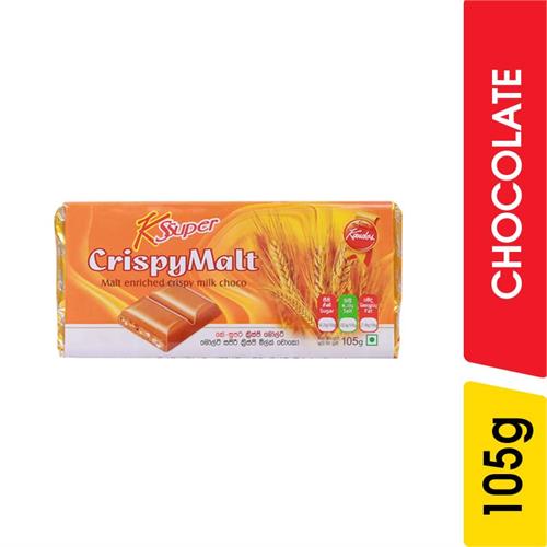 K super Crispy Malt Milk Chocolate - 105.00 g