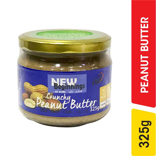 New Beginnings Peanut Butter Crunchy - 325.00 g