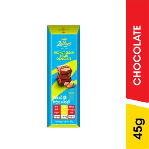 Zellers Mixed Nut Cream Chocolate - 45.00 g