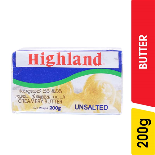 Highland UnSalted Butter - 200.00 g