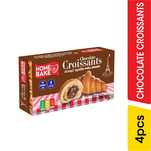 Home Bake Chocolate Croissants - 4.00 pcs