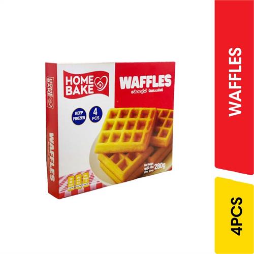 Home Bake Waffles, 280g - 4.00 pcs