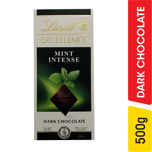 Lindt Excellence Dark Chocolate, Mint Intense - 100.00 g