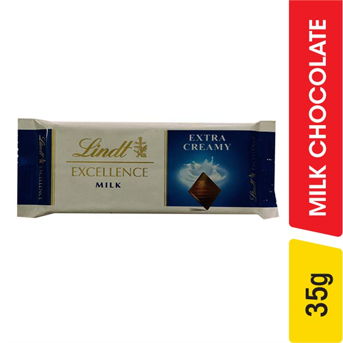Lindt Excellence Milk Chocolate,Extra Creamy - 35.00 g