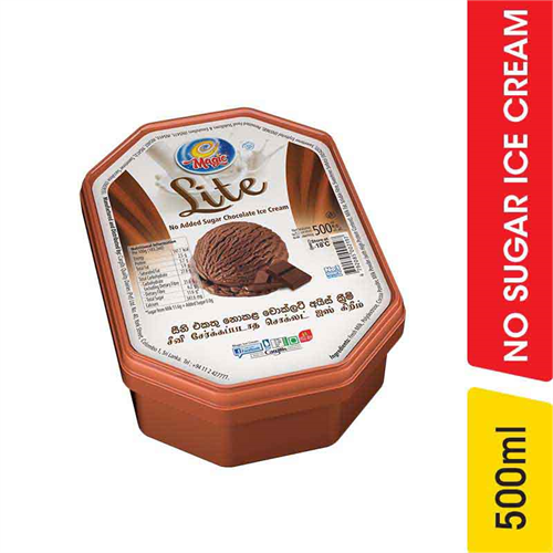 Magic Lite Ice Cream, Chocolate - 500.00 ml