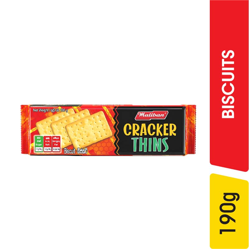 Maliban Cracker Thins - 190.00 g