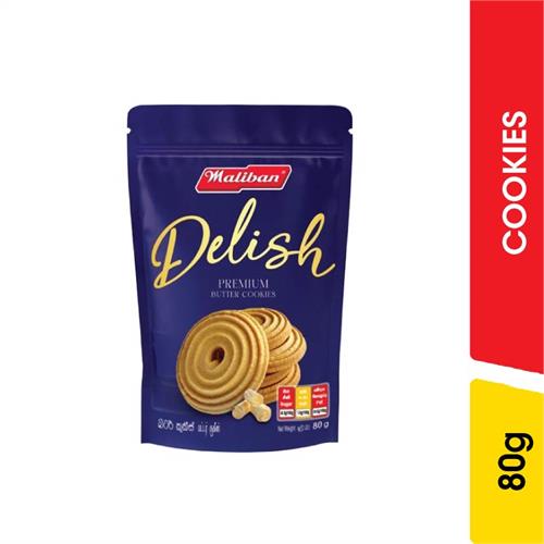 Maliban Delish Cookies Classic - 80.00 g
