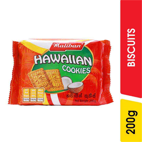 Maliban Hawaiian Cookies - 200.00 g