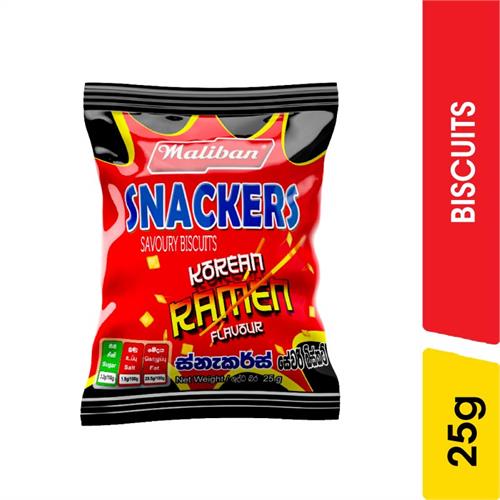 Maliban Korean Ramen Flavour Savoury Biscuits - 25.00 g