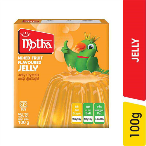 Motha Mixed Fruit Flavoured Jelly - 100.00 g
