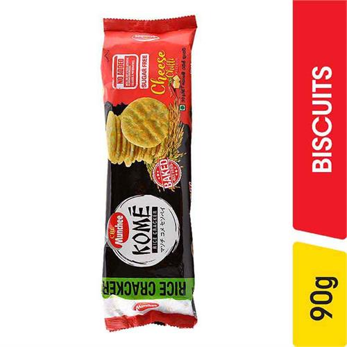 Munchee Kome Rice Cracker Cheese & Chilli - 90.00 g