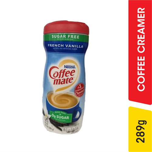 Nestle Coffeemate Sugar Free, French Vanilla - 289.00 g