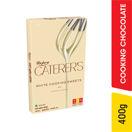 Ritzbury Cooking Chocolate White - 400.00 g