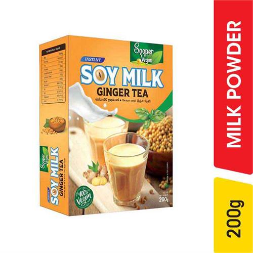 Sooper Vegan Soy Milk Ginger Tea - 200.00 g