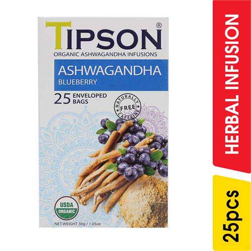 Tipson Ashwagandha Blueberry Infusions - 25.00 pcs