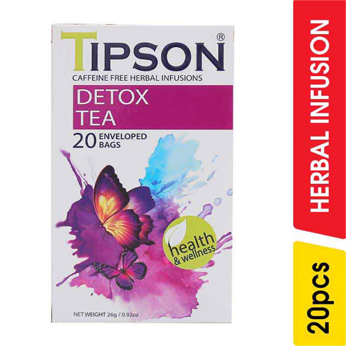 Tipson Detox Tea Herbal Infusions - 20.00 pcs