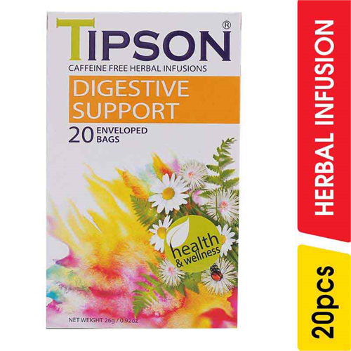 Tipson Digestive Support Herbal Infusions - 20.00 pcs