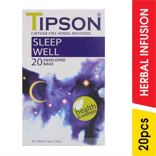 Tipson Sleep Well Herbal Infusions - 20.00 pcs