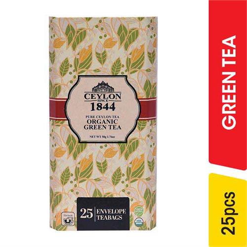 Ceylon Since 1844 Organic Green Tea - 25.00 pcs