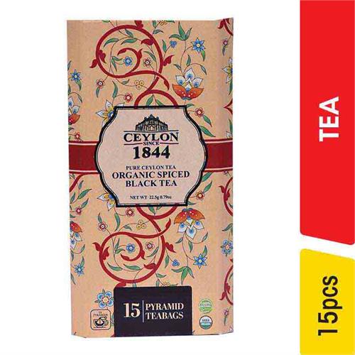 Ceylon Since 1844 Organic Spiced Black Tea - 15.00 pcs