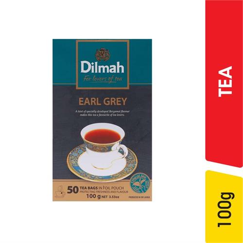 Dilmah Earl Grey Tea Bags, 50pcs - 100.00 g