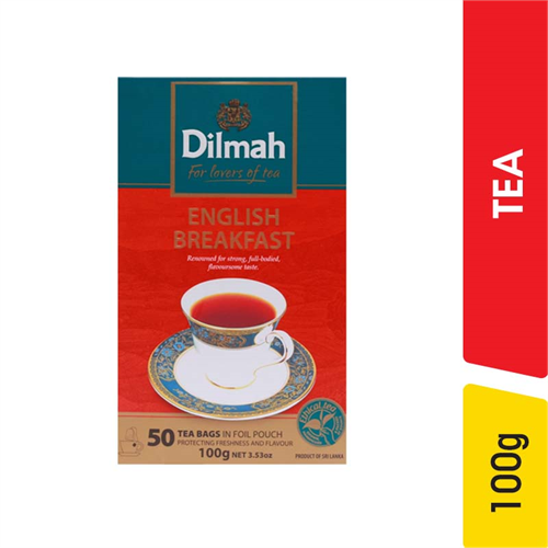 Dilmah English Breakfast Tea Bags,50 pcs - 100.00 g