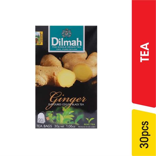 Dilmah Ginger Tea Bags, 20pcs - 30.00 g