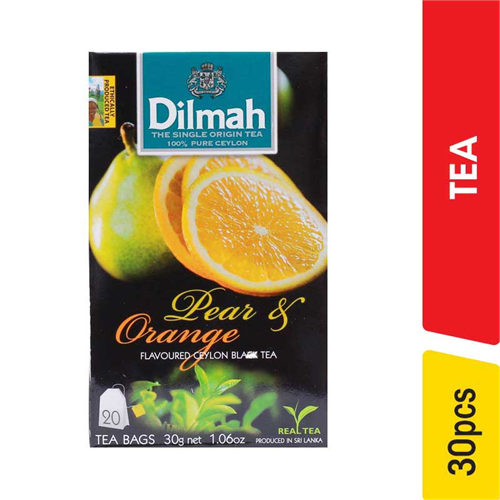 Dilmah Pear And Orange Tea Bags,20pcs - 30.00 g