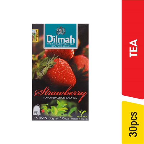 Dilmah Strawberry Tea Bags, 20pcs - 30.00 g