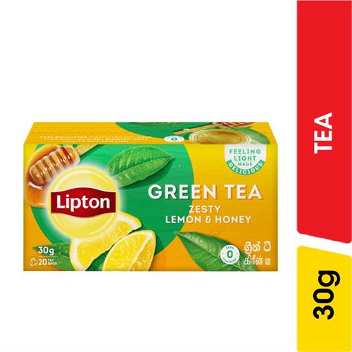 Lipton Green Tea Zesty Lemon & Honey - 30.00 g