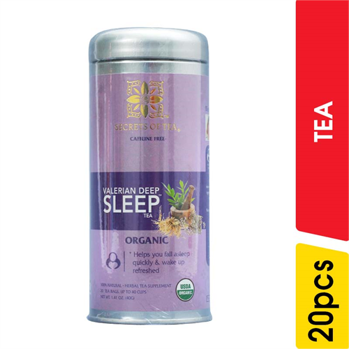 Secrets of Tea Valerian Deep Sleep Tea Bags - 20.00 pcs