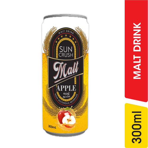 Sun Crush Apple Malt Drink - 300.00 ml