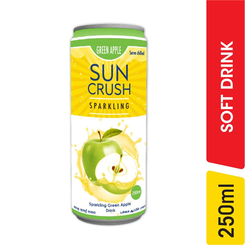Sun Crush Sparkling Green Apple Drink - 250.00 ml