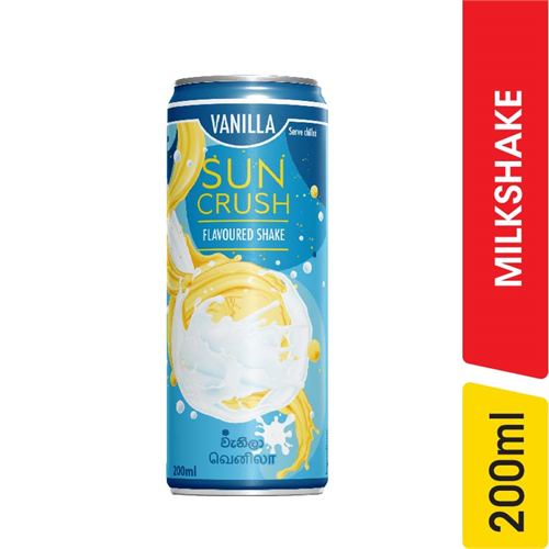 Sun Crush Vanilla Milk Shake - 200.00 ml