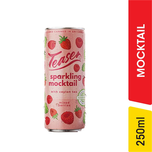 Teaser Sparkling Mocktail, Mixed Berries - 250.00 ml