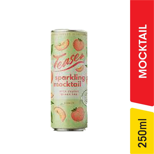 Teaser Sparkling Mocktail, Peach - 250.00 ml