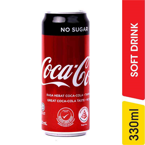 Coca Cola Zero Can - 330.00 ml